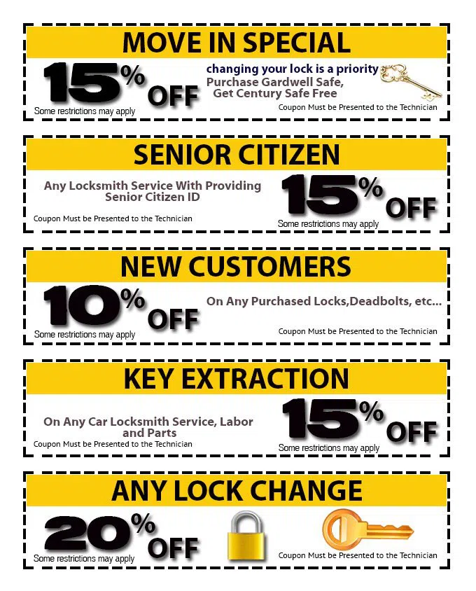 Security Locksmith Services Denver, CO 303-729-3951 - coupon-img
